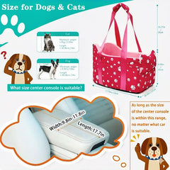 Cullaby dog car seat elastic straps secure, keeping your pet safely in place during rides.