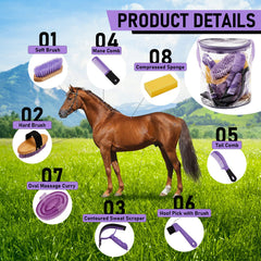 Cunhill hard brush delivers effective dirt removal during grooming.