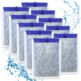 Cunina 10-pack large-compatibility filter cartridges fit 10–60 gallon tanks for easy multi-tank use.