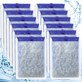Cunina 12-pack cartridge front view showing seamless fit for Tetra Whisper large filters for reliable filtration