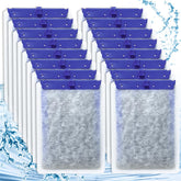Cunina 16-pack filter cartridges packaging enables tidy storage for multi-tank setups.