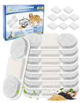 Cunina 8-pack filter set for pet fountains delivers fresher water.