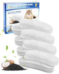 Cunina pet fountain filter w600 8-pack providing fresh water for pets