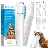 Cupofpet dog clippers with LED light for precise at-home grooming.