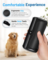 Cupofpet Grooming Pro Deshedding Brush removes loose hair and debris for a healthier coat.