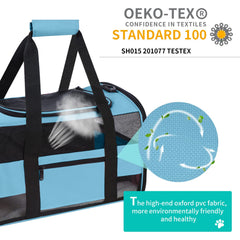 CUSSIOU cat carrier side mesh provides airflow for pets