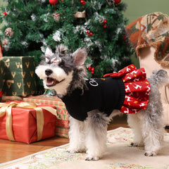 CuteBone sweater shows leash hole for quick leash attachment during walks.