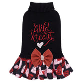 CuteBone Core Spun Dog Sweater soft fabric closeup for cozy warmth and everyday wear.
