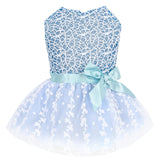 CuteBone dog birthday dress side view for stylish, celebratory photos and party-ready comfort.