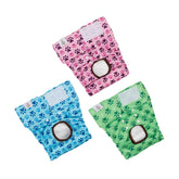 CuteBone dog diapers 3-pack packaging shows reusable, mess-proof protection for dogs.