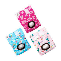 CuteBone dog diapers show a waterproof shell for leak protection during walks.