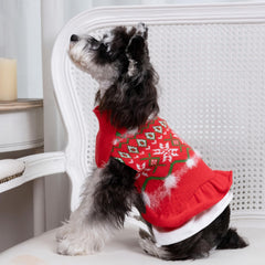 CuteBone high-collar-dog-sweater protects neck during chilly walks.