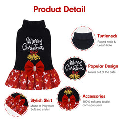 CuteBone small-dog knit sweater with festive design suits photos and parties.