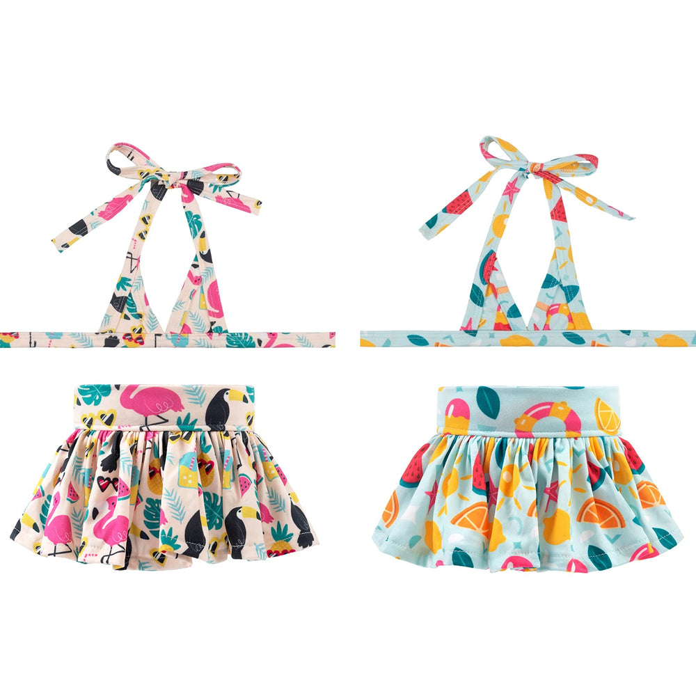 CuteBone vestidor bikini para perro dos piezas, ideal para salidas veraniegas a la playa