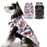 CuteBone winter dog jacket plaid pattern for stylish warmth on chilly walks.