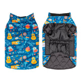 CuteBone winter dog jacket with reversible plaid design for versatile style and warmth.