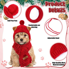 Cutecrop puppy beanie with fur ball adds playful charm during outings