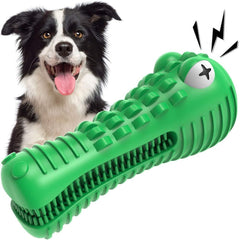 Cutiful gator toy close-up shows durable chewing surface for aggressive chewers.