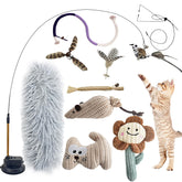 CUUOOT kitten toys cat wand in action encourages interactive play and bonding with your cat