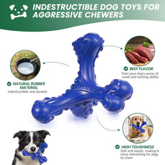 CVALIN bone-shaped chew with beefy scent inspires play and focus.