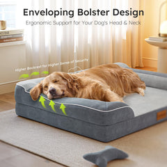 CWAWZ Dutch velvet cover offers plush softness for anxious dogs.