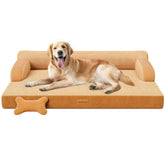 CWAWZ XL orthopedic dog bed front view with oversized support for large dogs.
