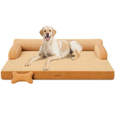 CWAWZ XL Plus orthopedic bed front view with memory foam supports joints during lounging