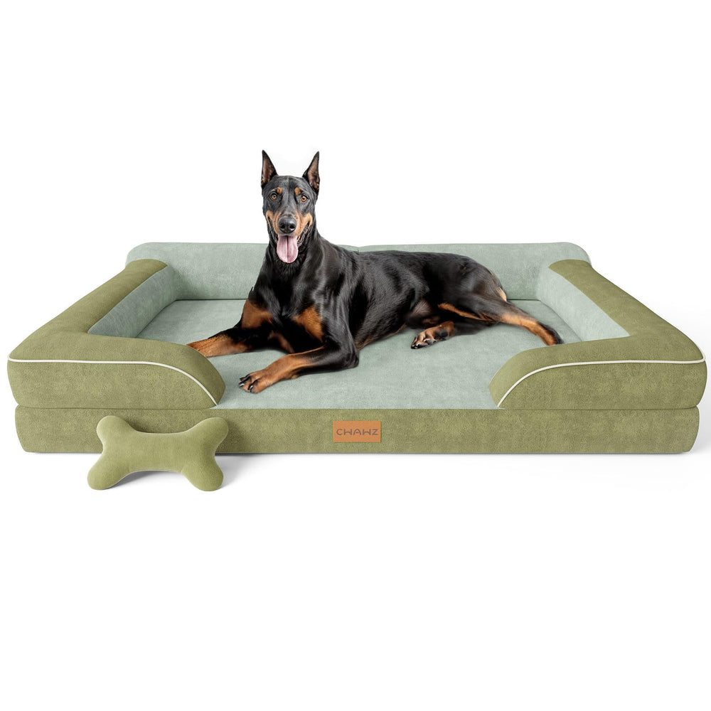 CWAWZ XXL dog bed with orthopedic foam providing joint support for large dogs