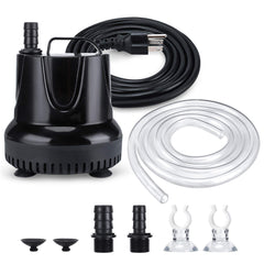 CWKJTOP fountain pump front view showing compact profile for discreet installation.