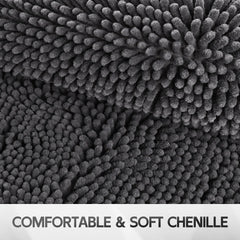 Cybstrax non-slip base keeps mat in place during busy foot traffic