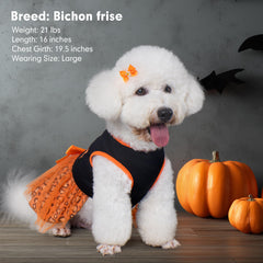 Cyeollo dog dress with tulle for elegant holiday look and comfortable wear.