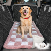 Cyhczx Thickened Dog Bed with non-slip base keeps pets secure on the car back seat.