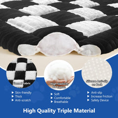 Cyhczx dog bed with non-slip base secures to car seats for wobble-free travel.
