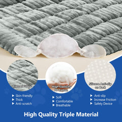 Cyhczx upgraded-non-slip-base keeps the bed secure during bumpy drives.