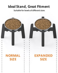 CZPET anti-slip feet keep the stand steady during feeding.