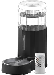 CZPET Automatic water dispenser front view highlighting large capacity for hassle-free pet hydration