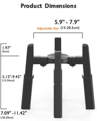 CZPET dog bowl stand width adjustment demonstrates flexible bowl compatibility.