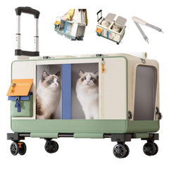 D LIAN DONG large cat carrier with wheels setup for easy travel mobility