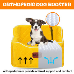 DAIIST dog car seat inside car setup demonstrates secure travel and distraction-free driving