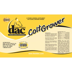 DAC Colt Grower 5lb bag rear view shows secure seal and freshness focus.