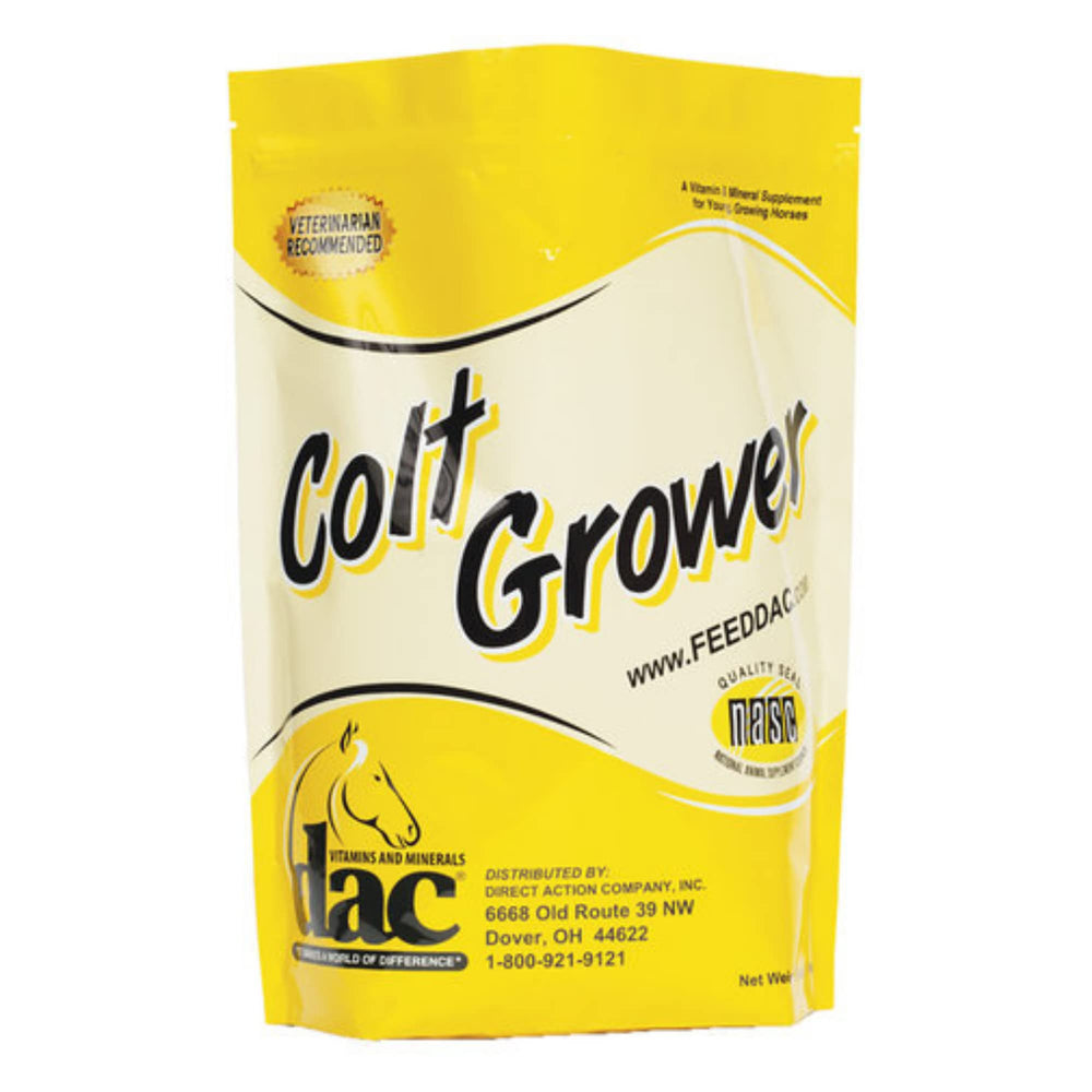 DAC Colt Grower 5lb bag front view highlights compact packaging for easy storage and use.