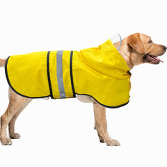 Dadanfly dog raincoat waterproof fabric close-up showing durable protection for dry, comfortable rainy walks