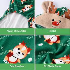 DaFuEn soft polyester dog PJs provide comfort and easy wear