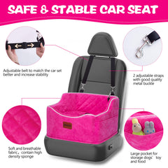 DAIIST dog car seat memory-foam core maintains shape during trips