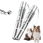 Damflew laser pointer bird toy with red dot pattern for interactive playtime.