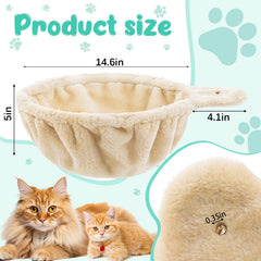 Dansydaisy faux fur hammock close-up highlights soft texture ideal for curling up.