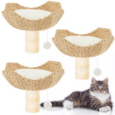 Dansydaisy cat-tree replacement set assembly shows upgrade-ready components for multi-cat homes