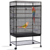 Daoeny seed catcher cover top view reduces mess during cage feeding