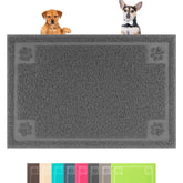 Darkyazi Pet Feeding Mat Large Coffee color with non-slip surface keeps bowls steady during meals