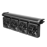 DaToo 4 Fans Aquarium Chiller front view shows four compact fans cooling home aquariums
